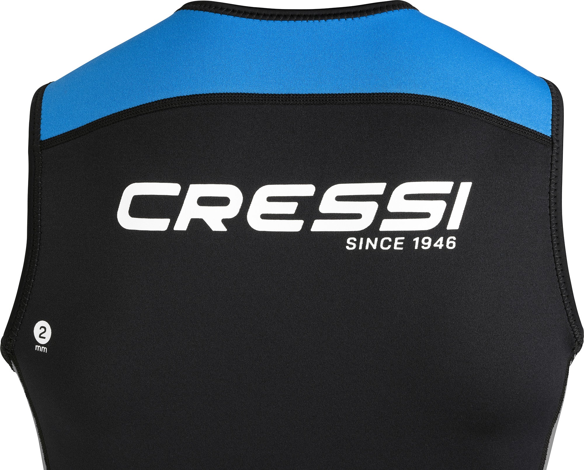 Cressi Guardian Man Neoprene Zip Vest | 2 mm Sleeveless Gilet
