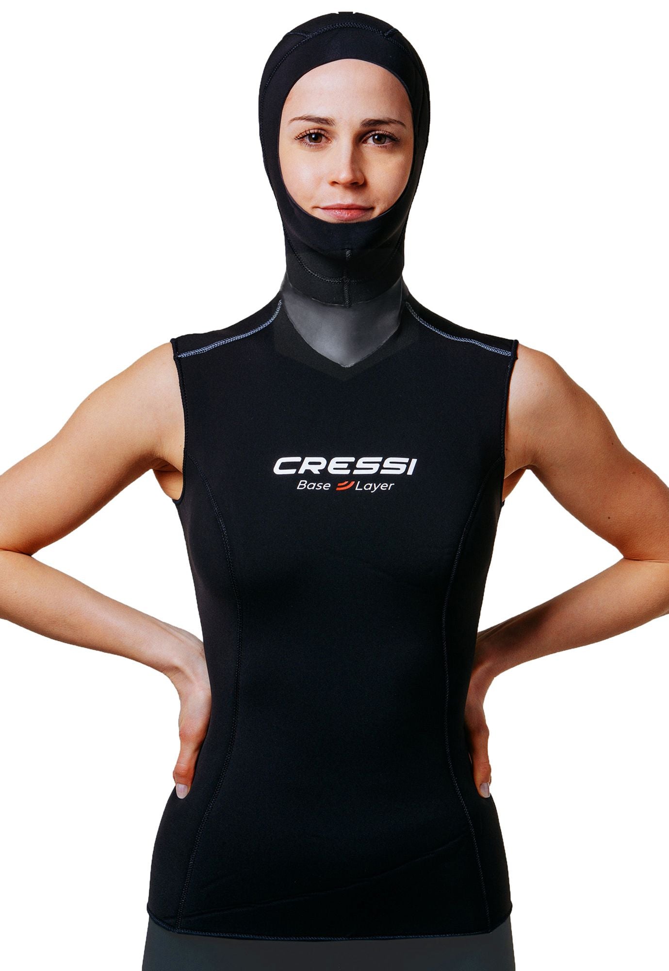 Hood Vest Base Layer Lady | 2.5 mm Hooded Vest
