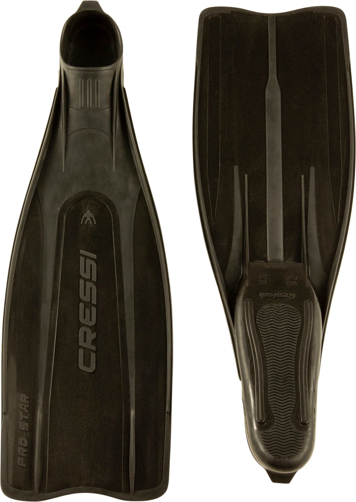 Cressi Pro Star Fins | Full-Foot Diving Fins