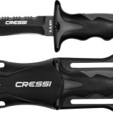 Cressi Predator Knife | Compact Stainless-Steel Dive Knife